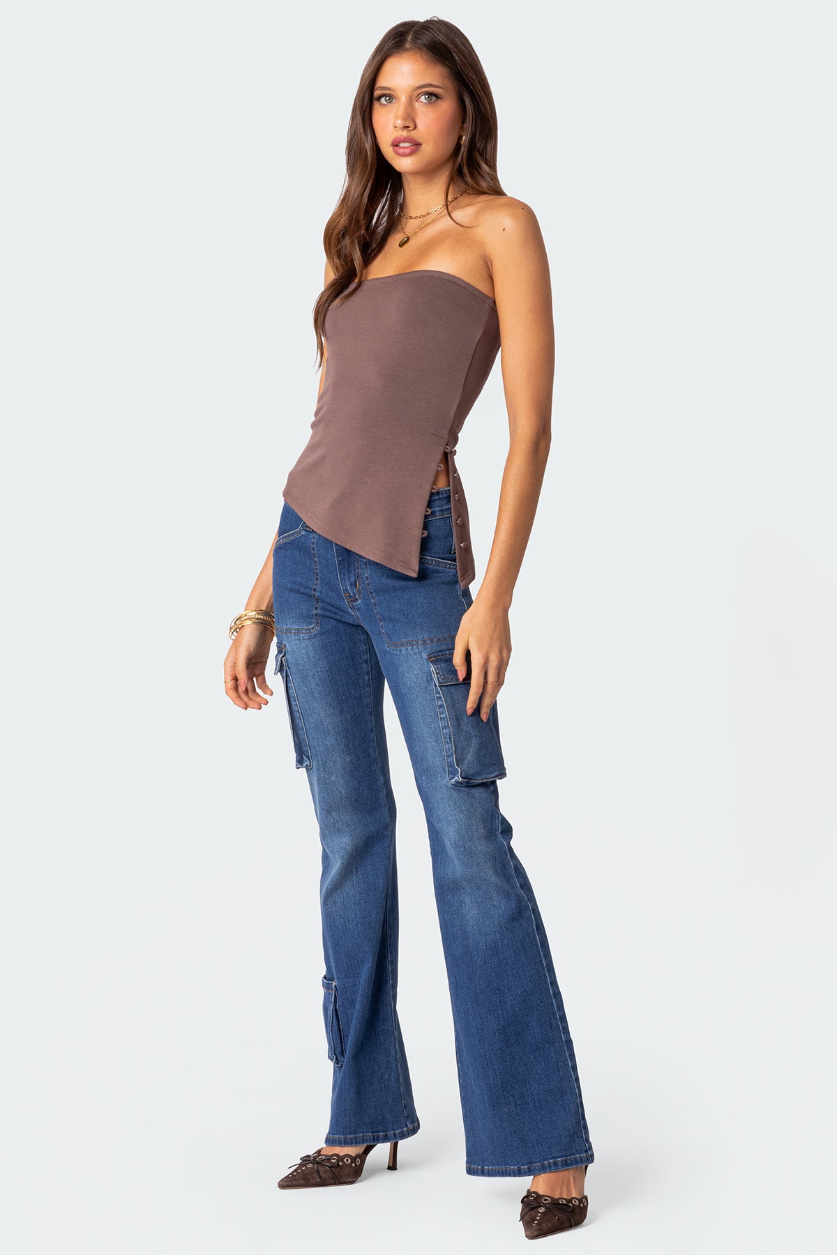 Silvia Asymmetric Hem Top - Image 5
