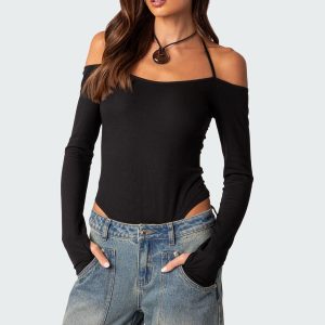 Model Off Duty Ribbed Bodysuit