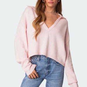 Marcie Oversize Cropped Sweater