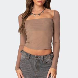 Marta Mesh Top