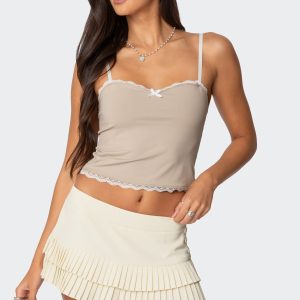 Alara Lace Trim Tank Top