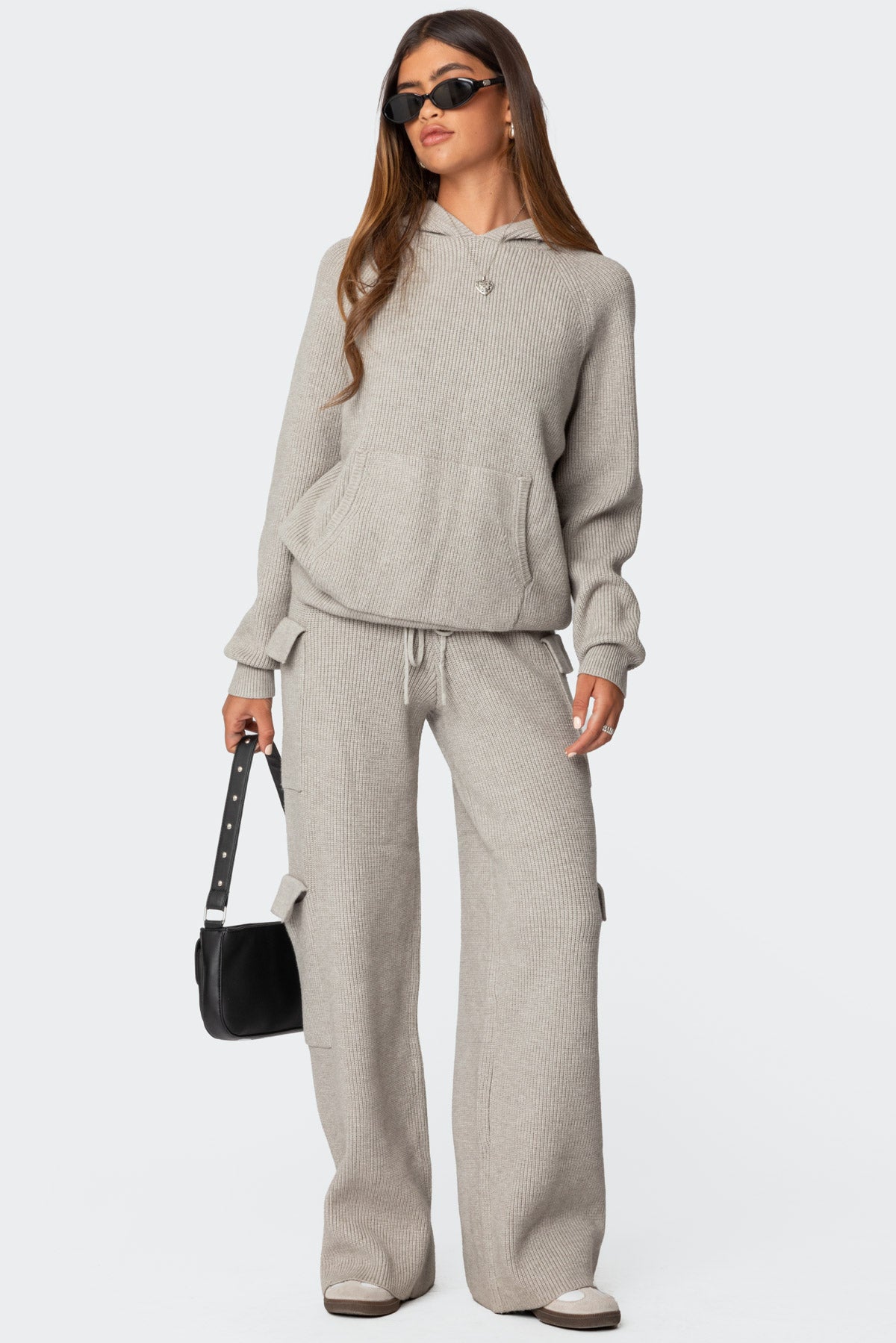 Wynter Oversized Knit Hoodie - Image 2