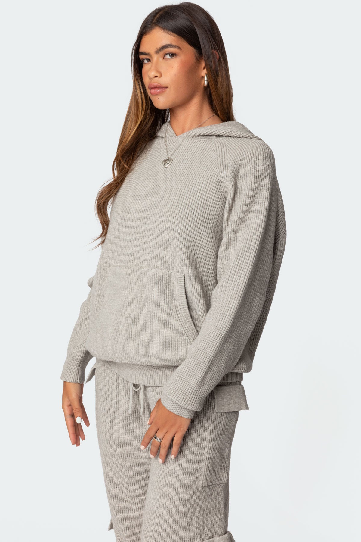 Wynter Oversized Knit Hoodie - Image 3