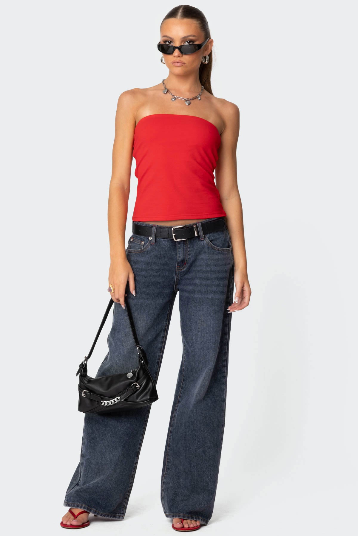 Built In Bra Tube Top - Image 2