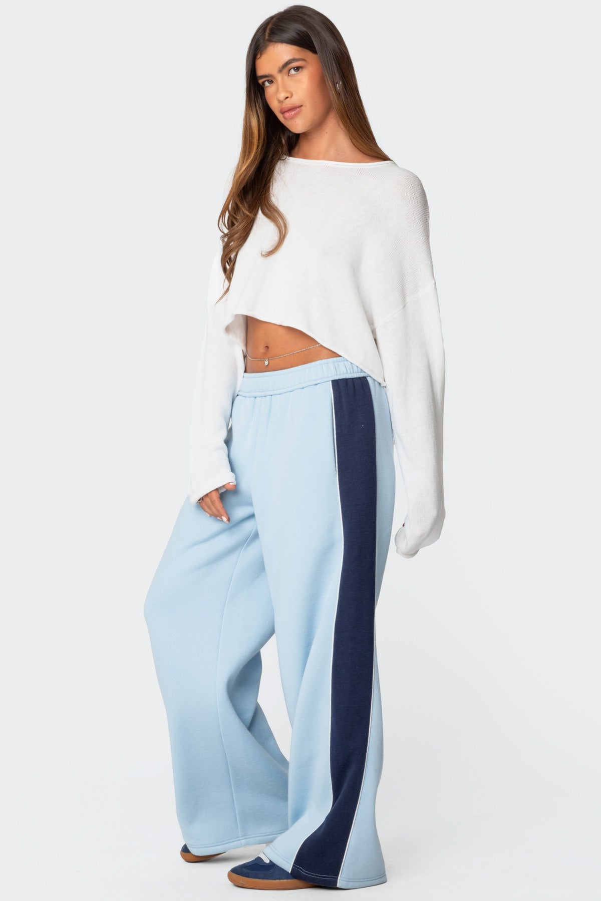 Contrast Panel Sweatpants - Image 3