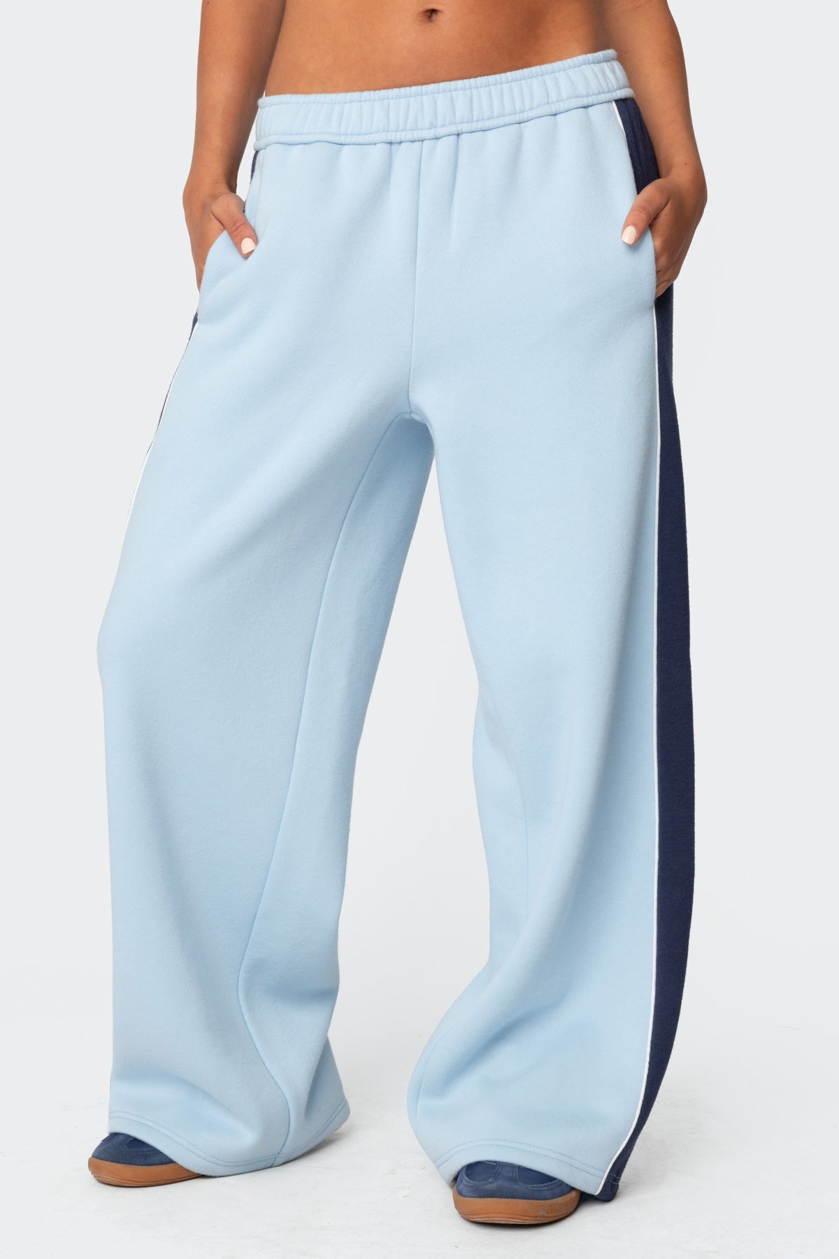 Contrast Panel Sweatpants - Image 2