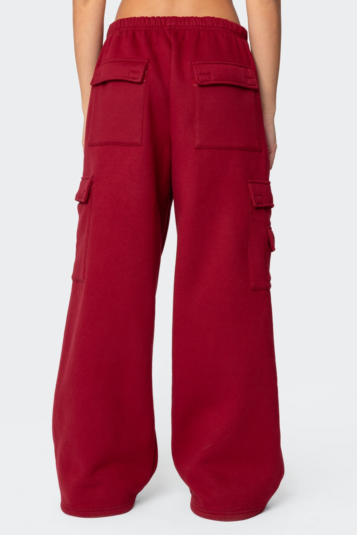 Wide Leg Cargo Sweatpants - Image 5