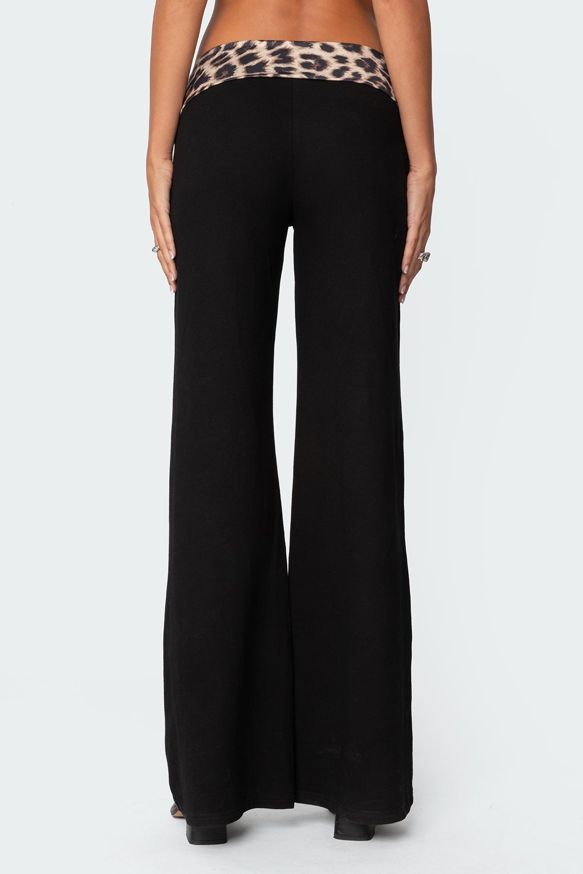 Leopard Fold Over Pants - Image 5