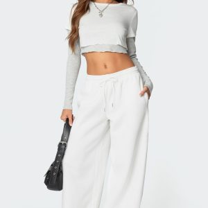 Kamari Low Rise Wide Sweatpants