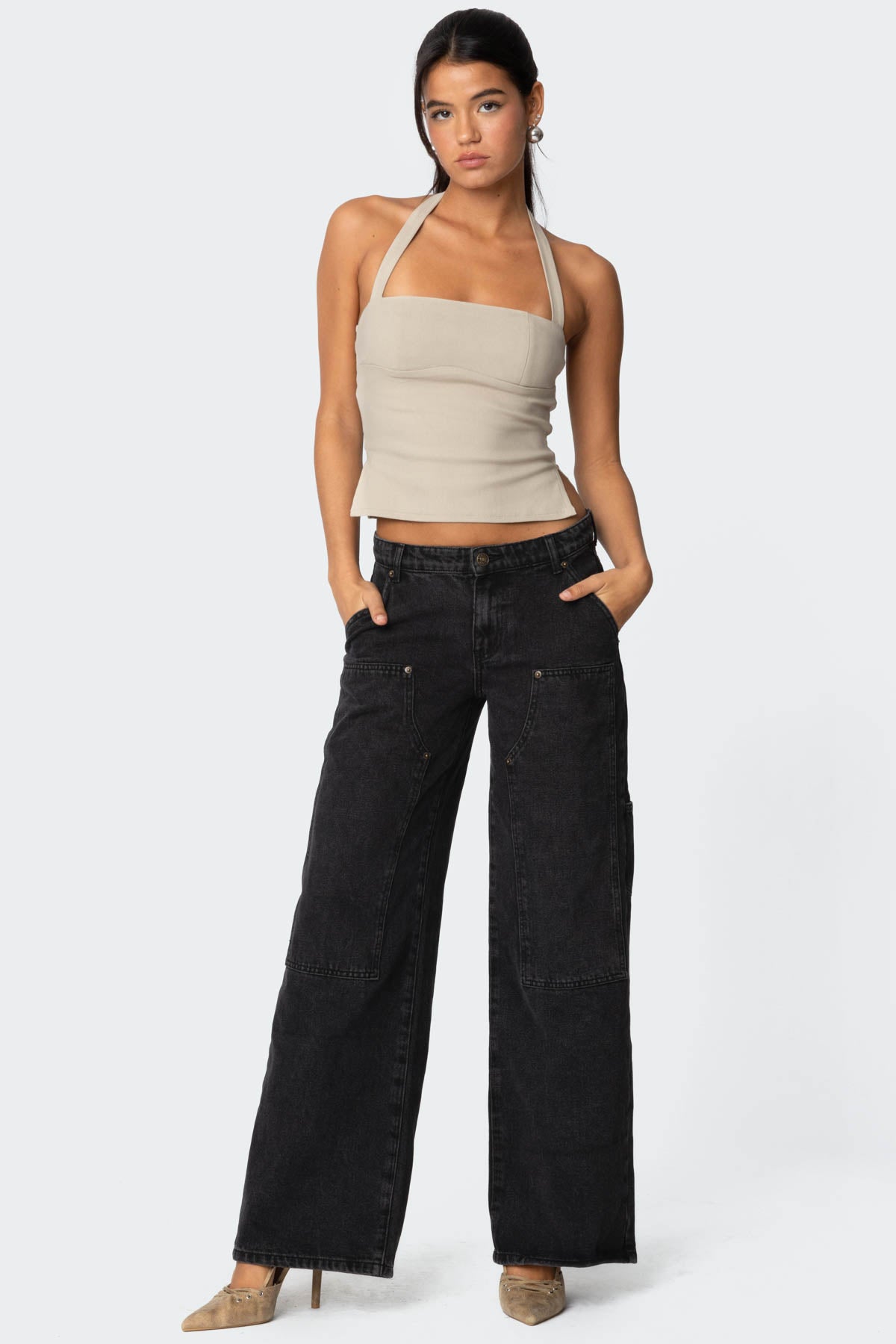 Ayla Low Rise Carpenter Jeans - Image 4