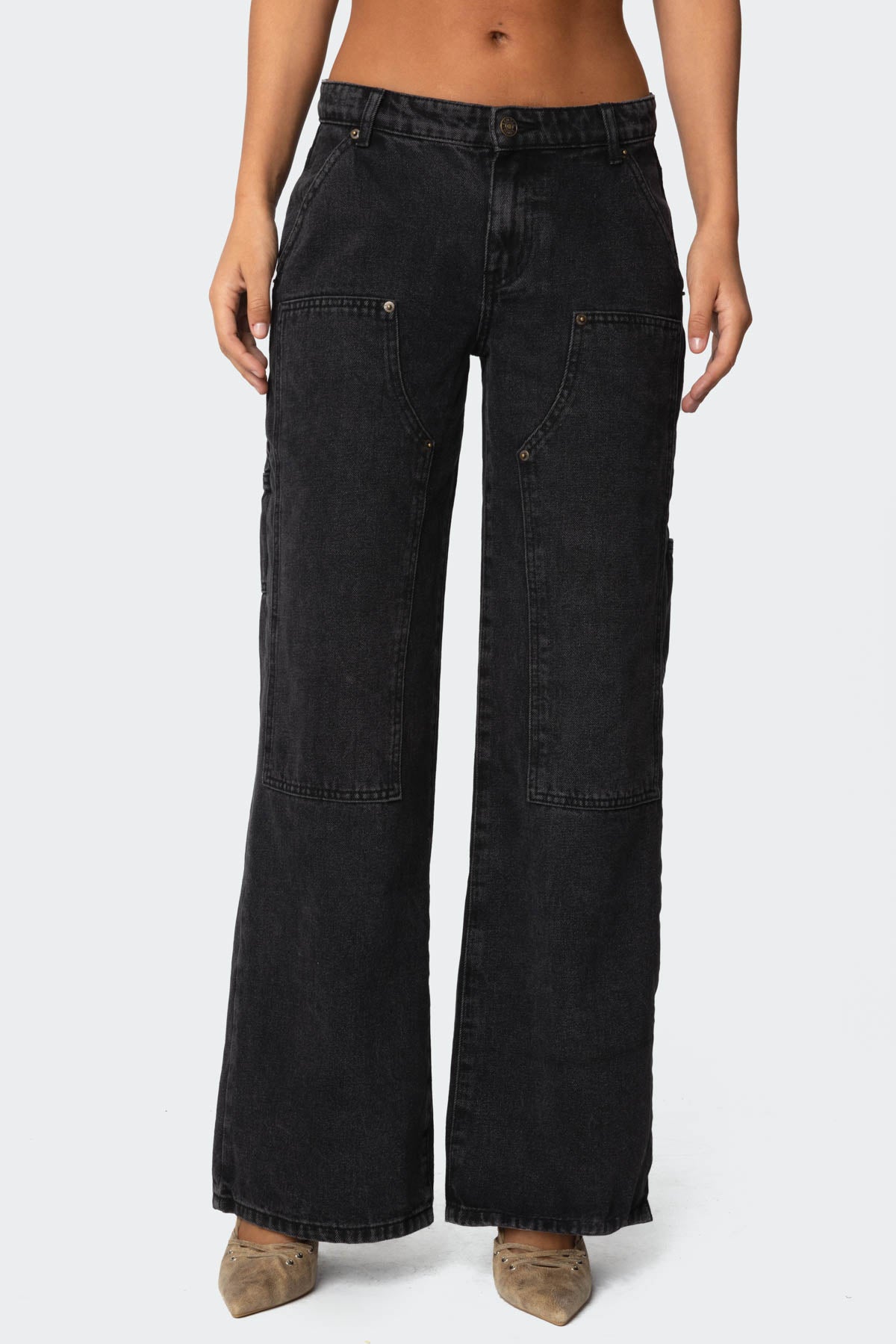 Ayla Low Rise Carpenter Jeans - Image 2