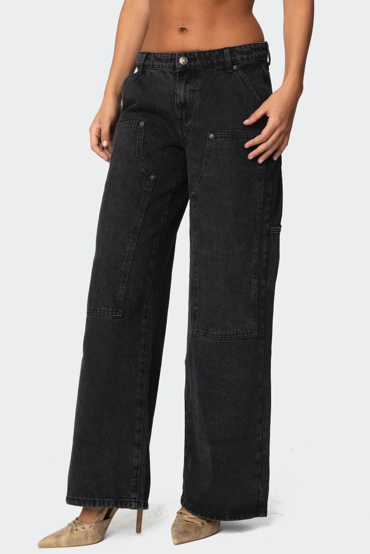 Ayla Low Rise Carpenter Jeans - Image 3