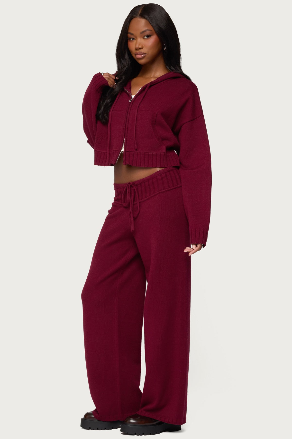 Russell Knit Hooded Cardigan - Image 4