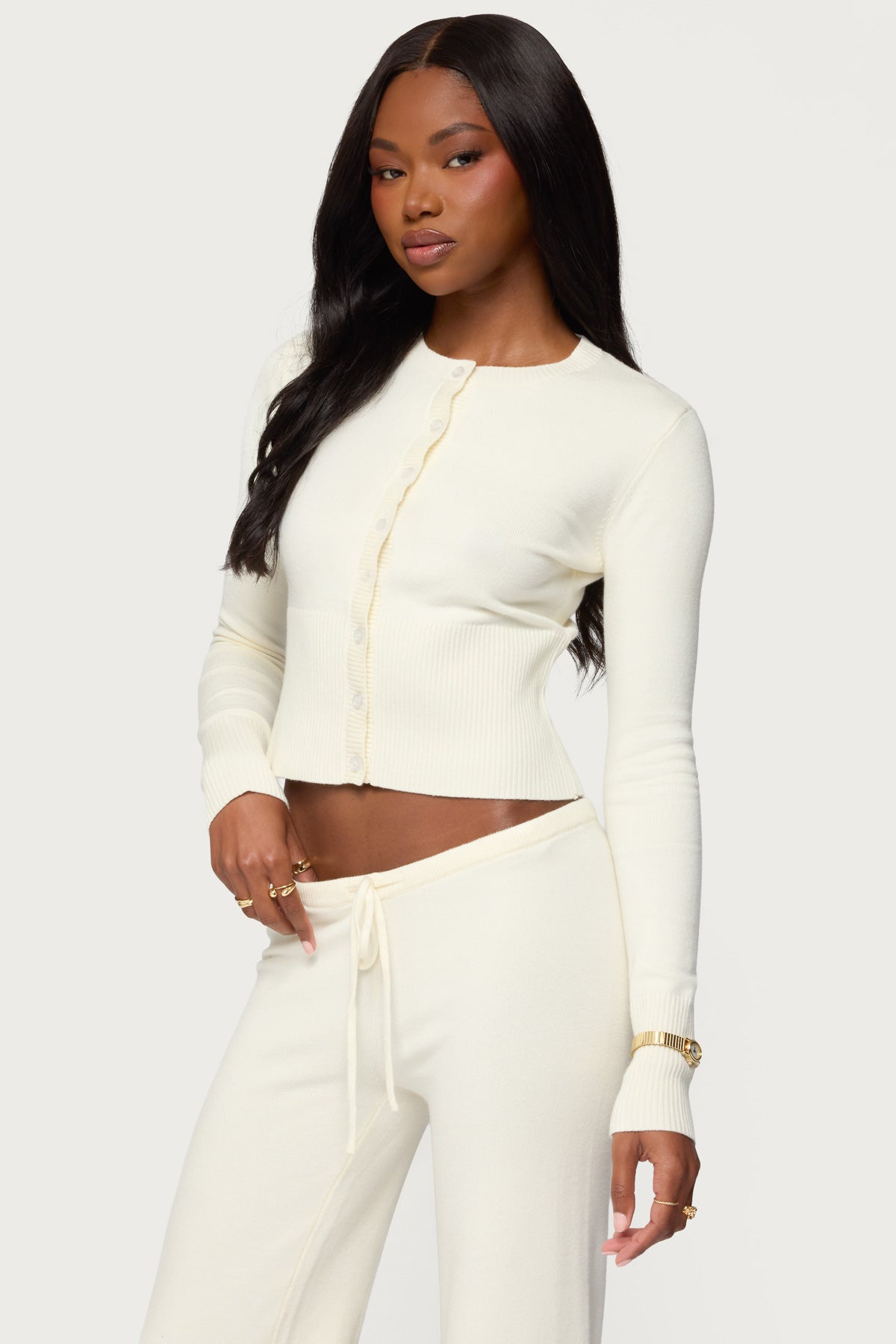 Montanna Rib Knit Cardigan - Image 3