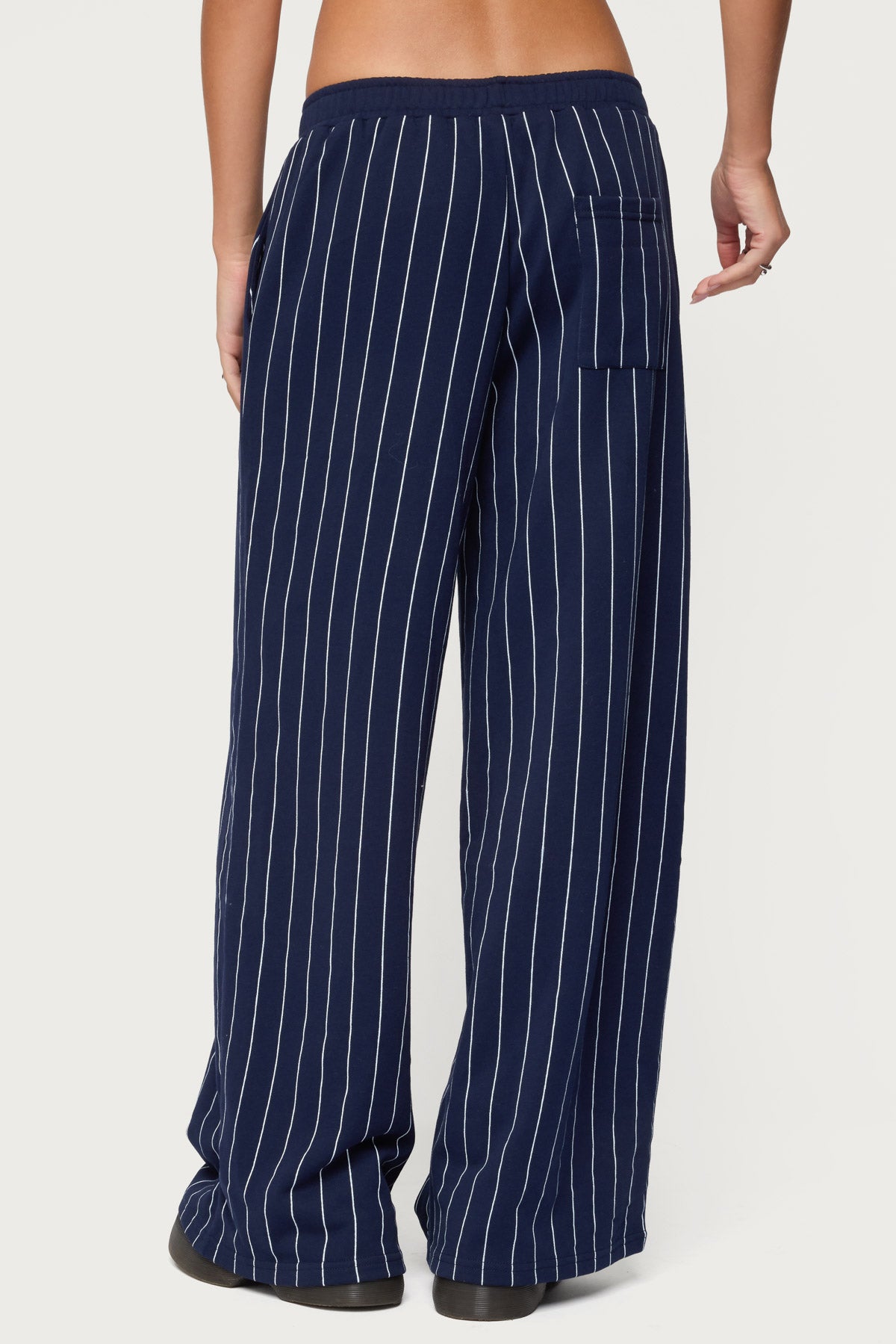 Mercer Pinstripe Wide Leg Sweatpants - Image 5