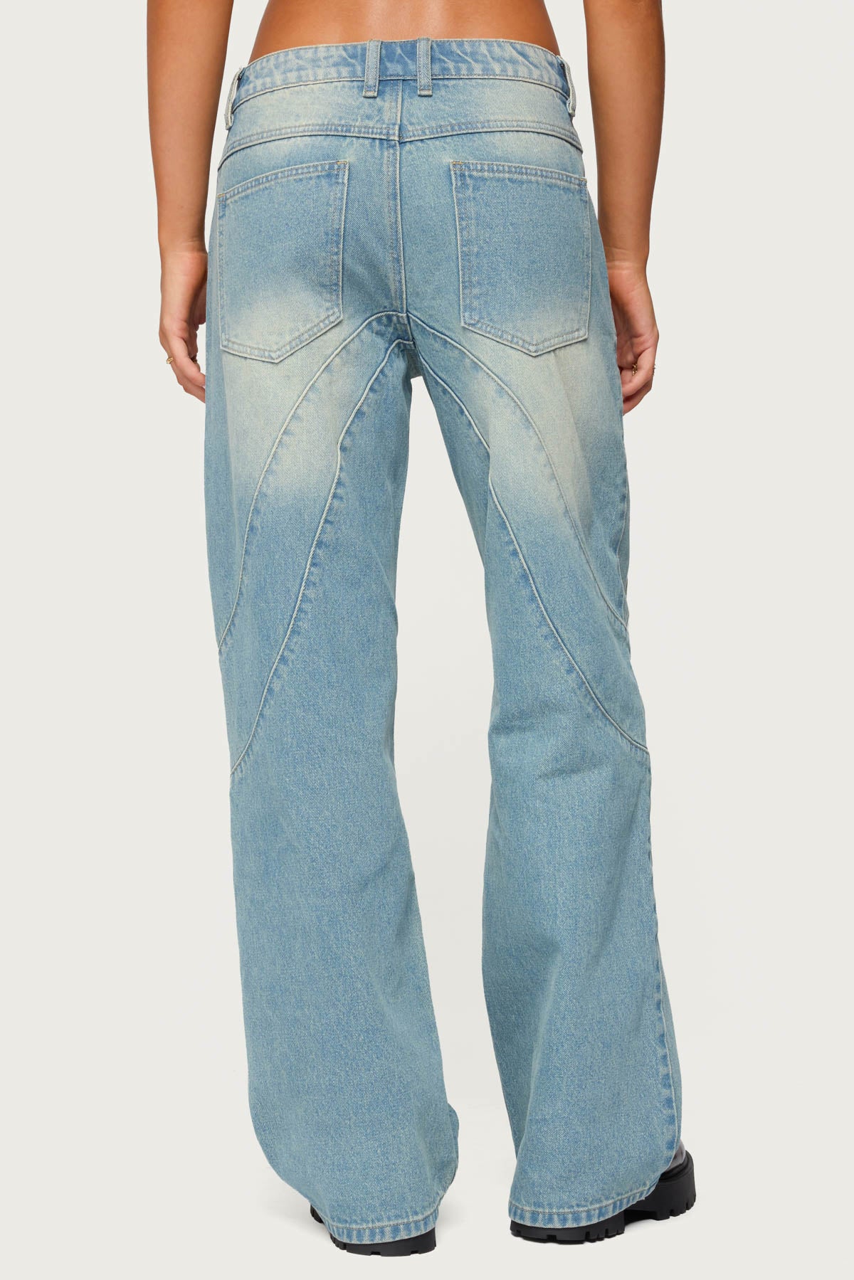 Kiria Stitched Low Rise Jeans - Image 5
