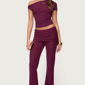 Halli Fold Over Mini Skirt Pants