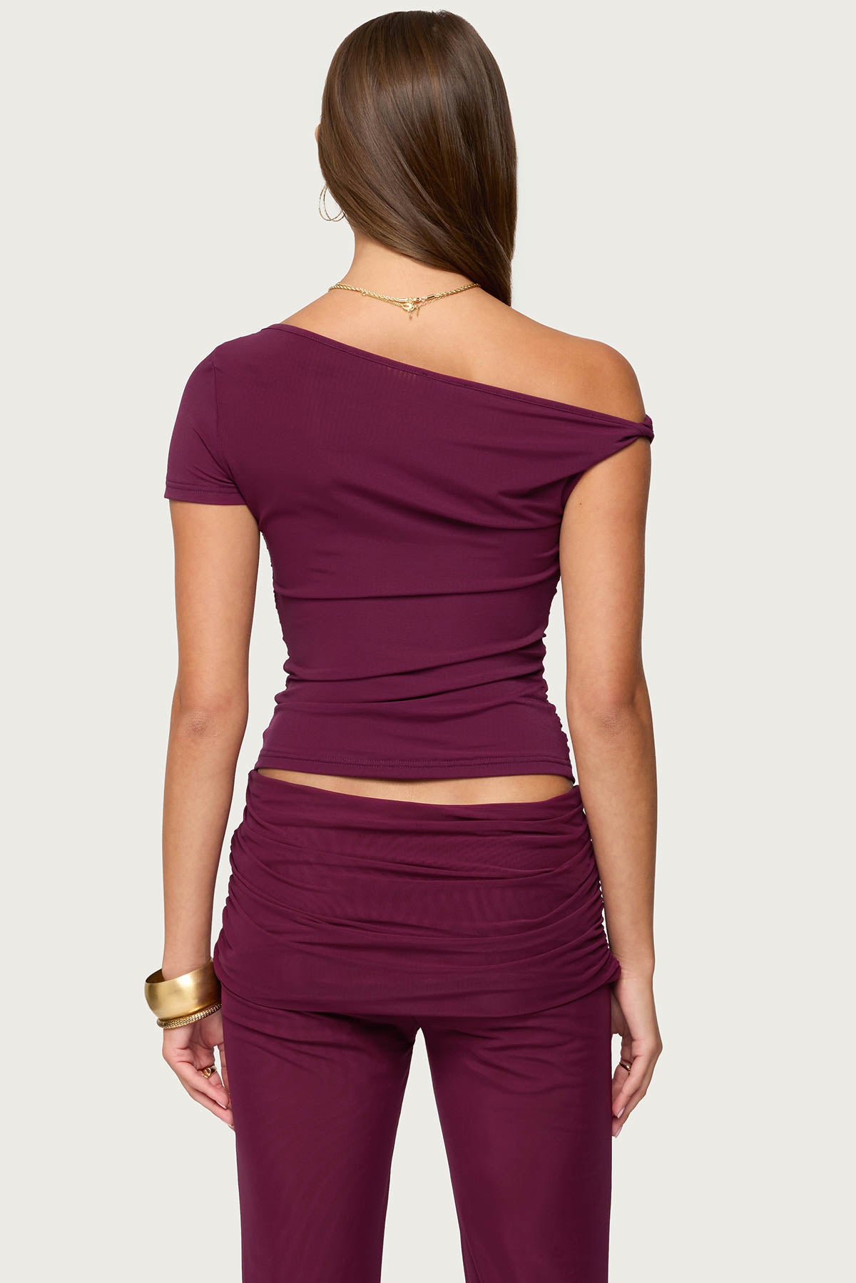 Halli Twisted Off Shoulder Top - Image 6