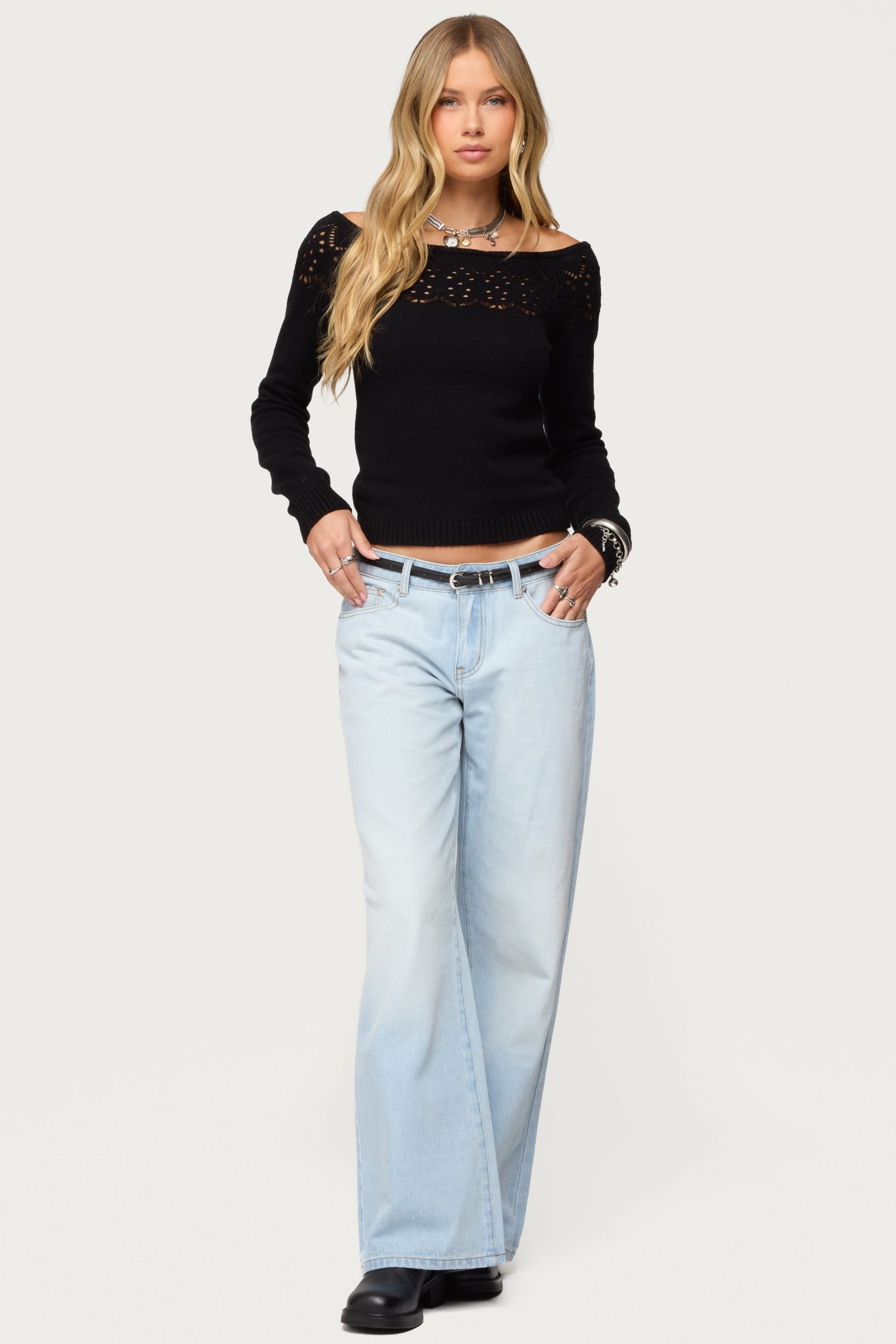 Lillis Boat Neck Knit Top - Image 5