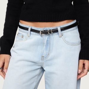 City Chic Faux Leather Belt