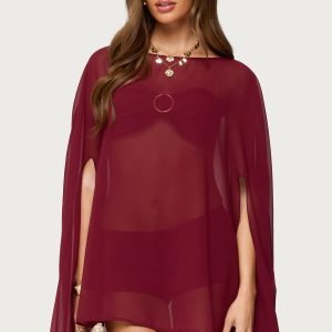 Mckenzie Sheer Chiffon Poncho