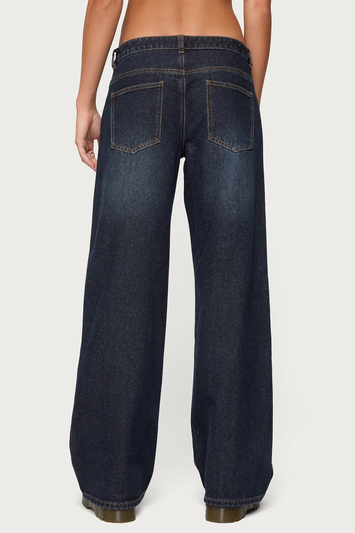 Raelynn Washed Low Rise Jeans - Image 5