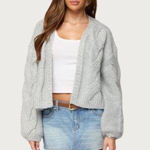 Braiden Chunky Cable Knit Cardigan