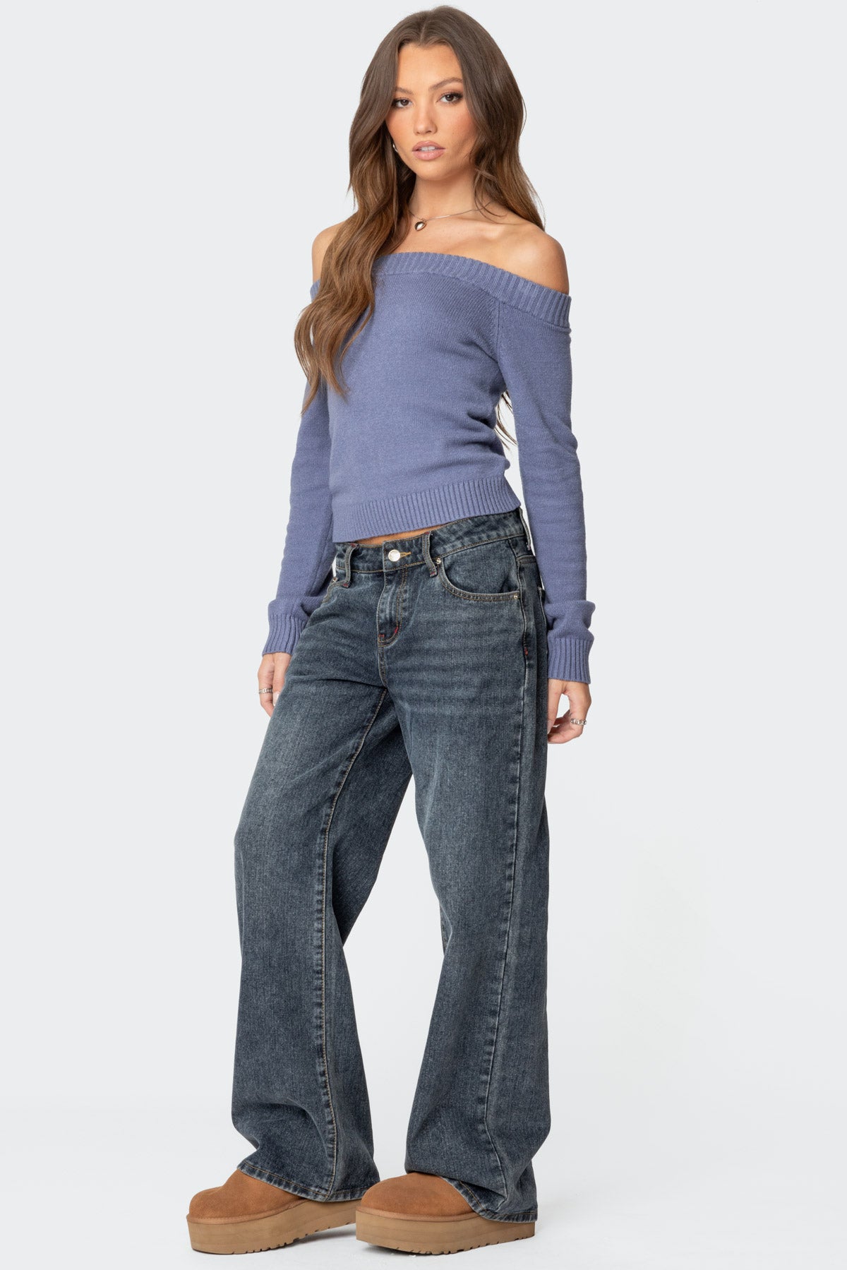 Elona Off Shoulder Knit Top - Image 4