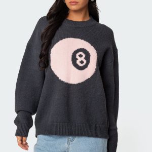 Magic 8 Oversized Chunky Knit Sweater