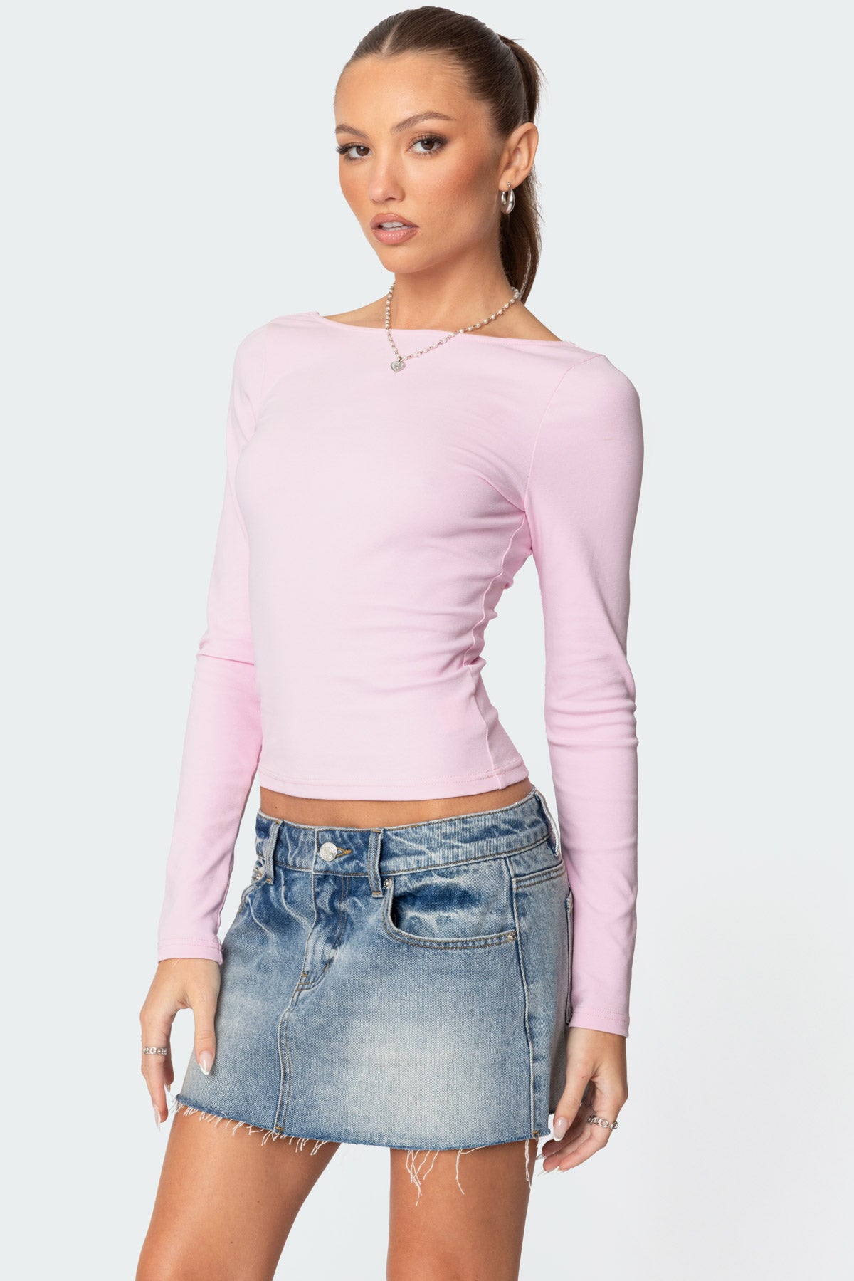 Nila Backless Boat Neck Top - Image 5
