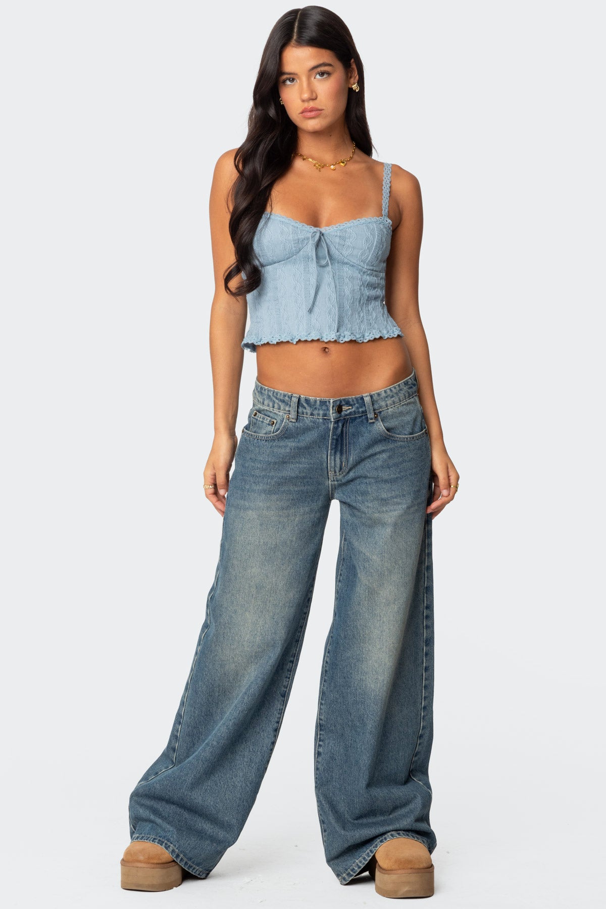 Lacey Knit Tank Top - Image 5