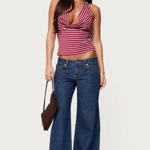 Raiyne Low Rise Wide Leg Jeans