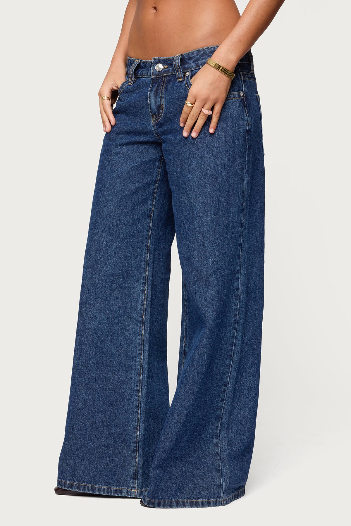 Raiyne Low Rise Wide Leg Jeans - Image 3