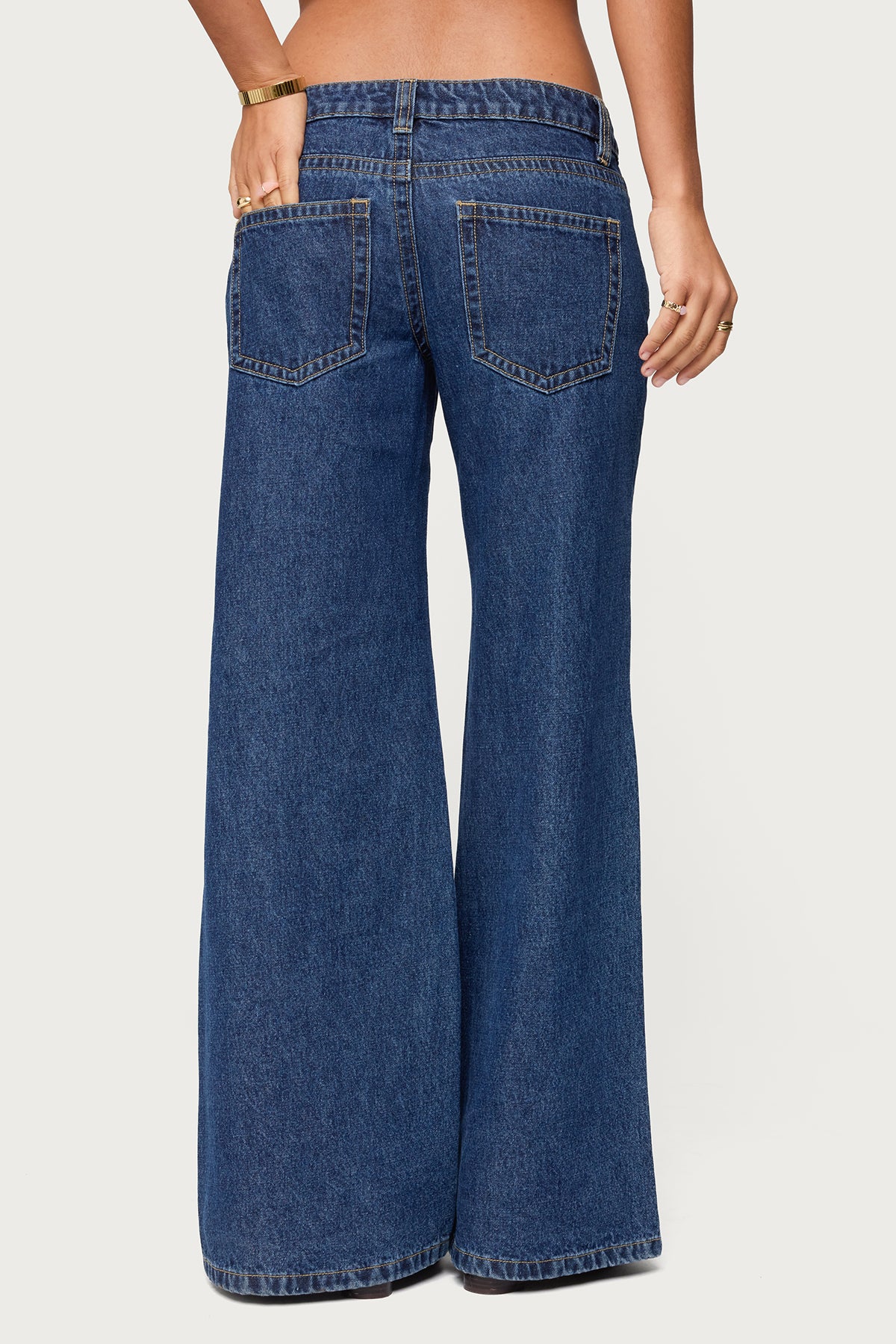 Raiyne Low Rise Wide Leg Jeans - Image 5
