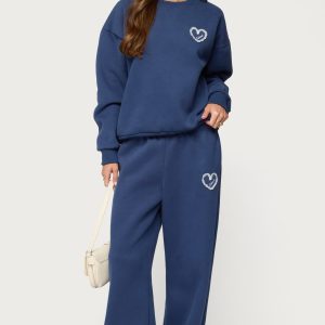 Love Edikted Wide Leg Sweatpants