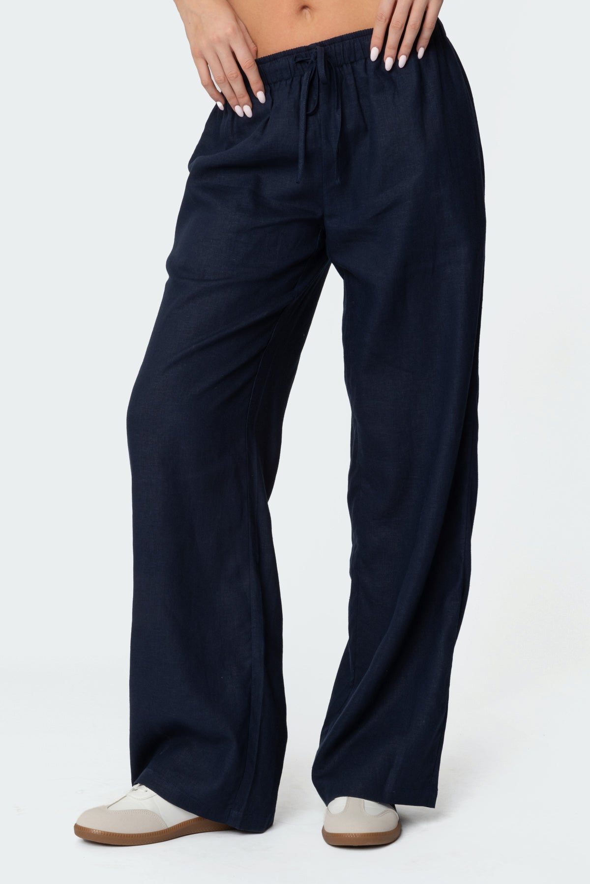 Yasmine Linen Look Pants - Image 2