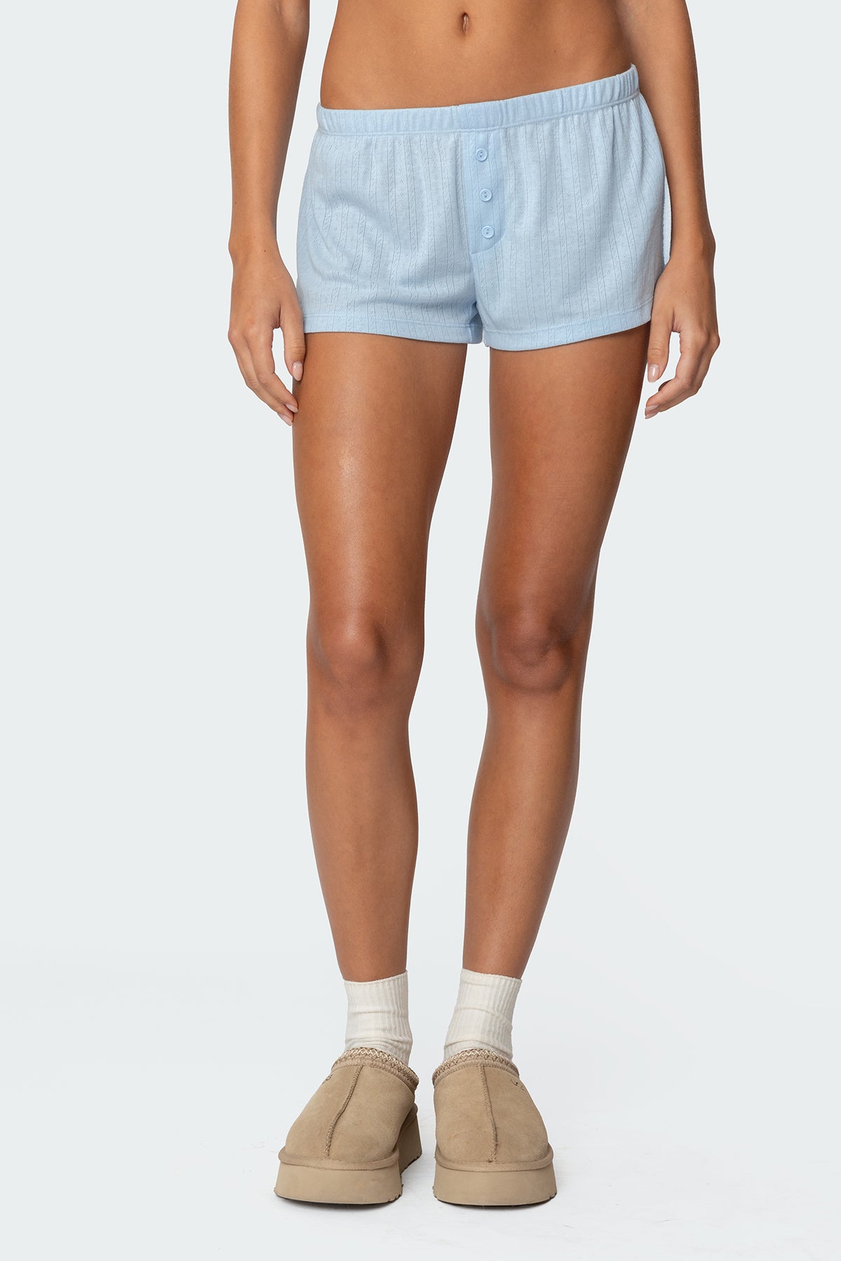 Keely Pointelle Shorts - Image 2