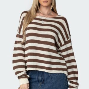 Anney Oversized Striped Sweater