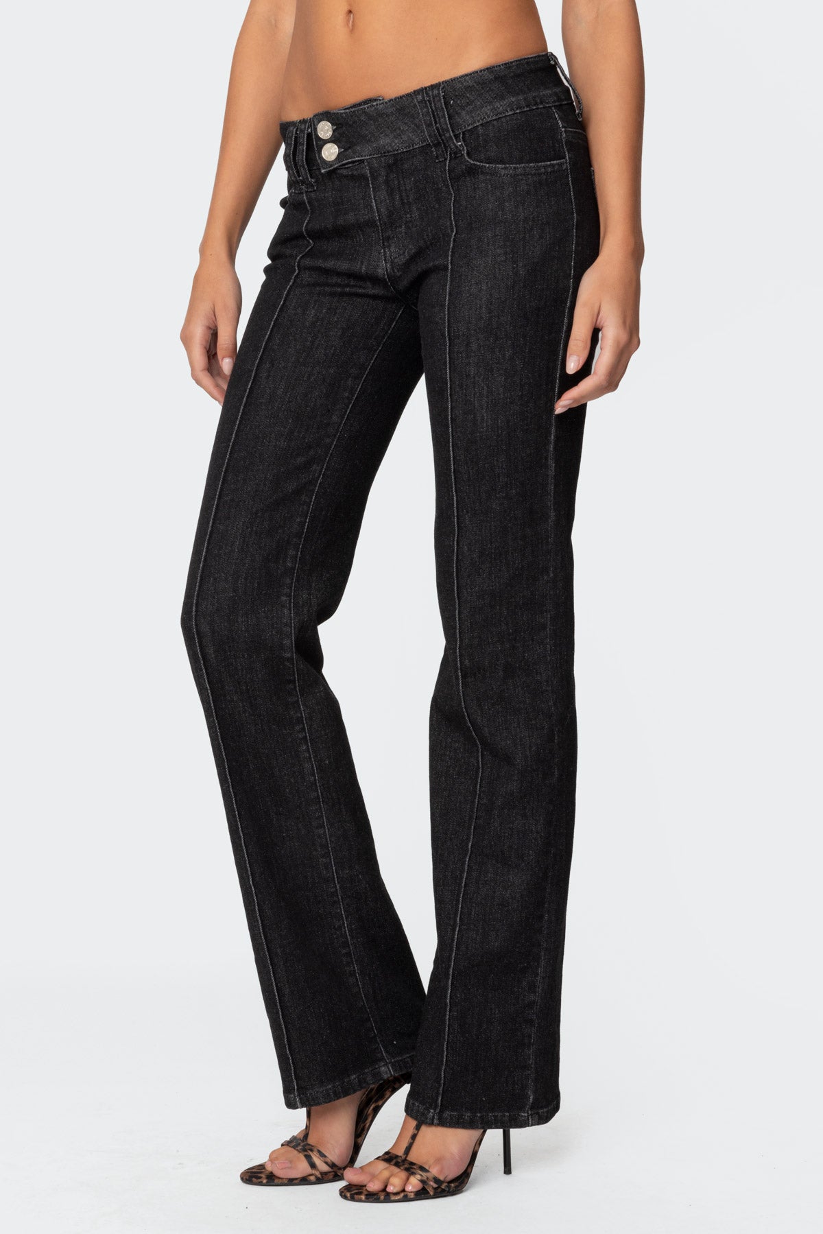 Avril Boot Cut Low Rise Jeans - Image 4