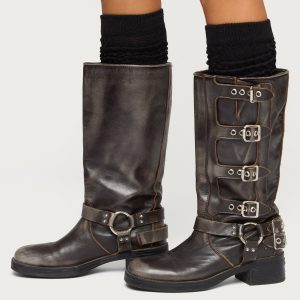 Knee High Scrunch Socks