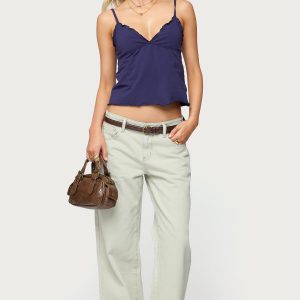 Petite Raelynn Washed Low Rise Jeans