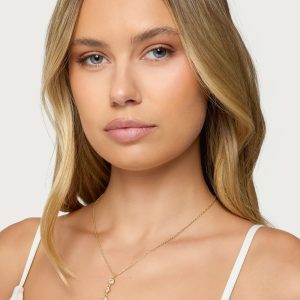 Rhinestone Cascading Necklace