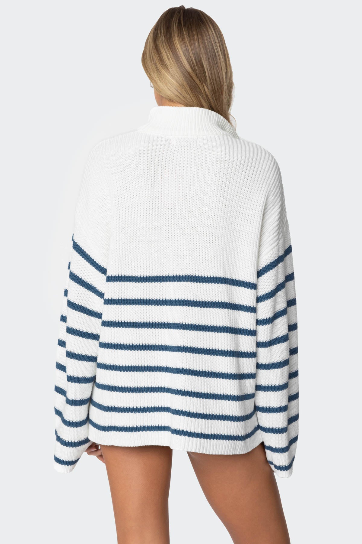 Oversized Quarter Zip Sweater - Image 5