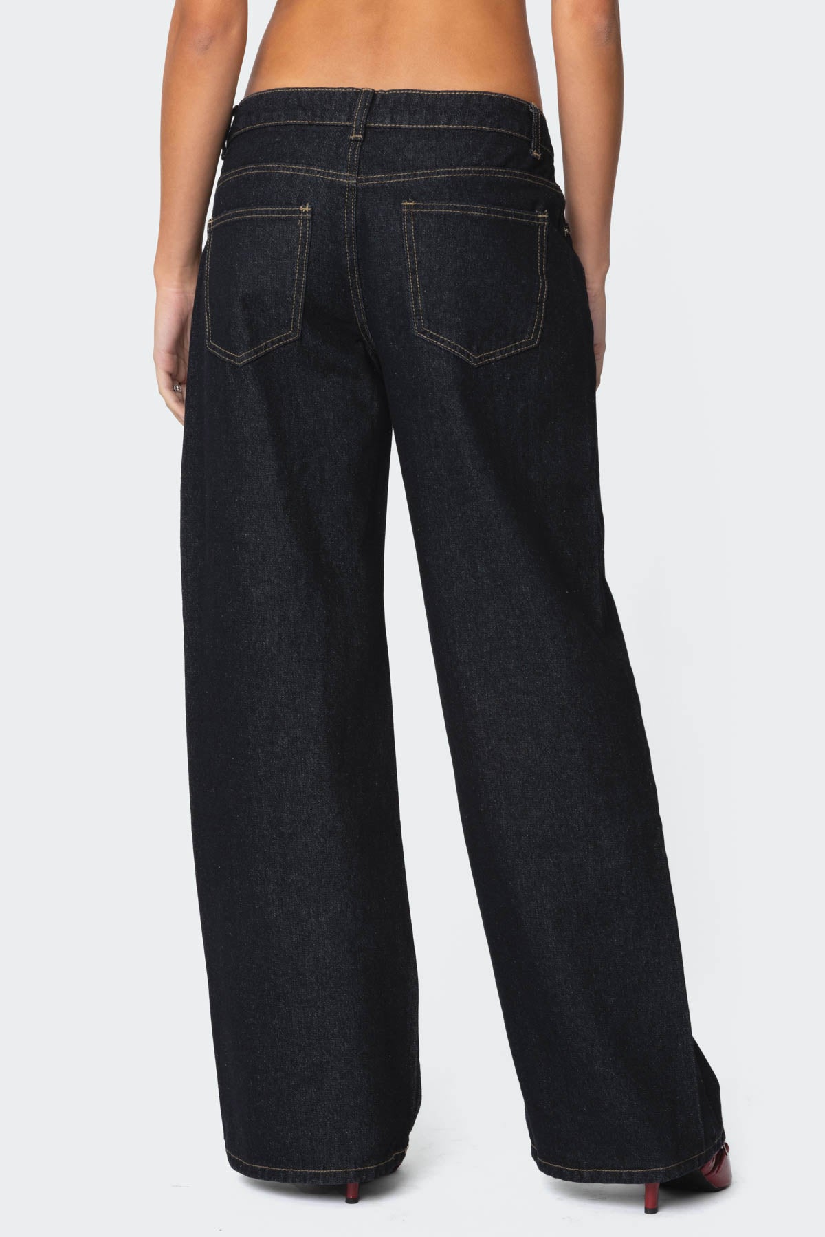 Raelynn Washed Low Rise Jeans - Image 5