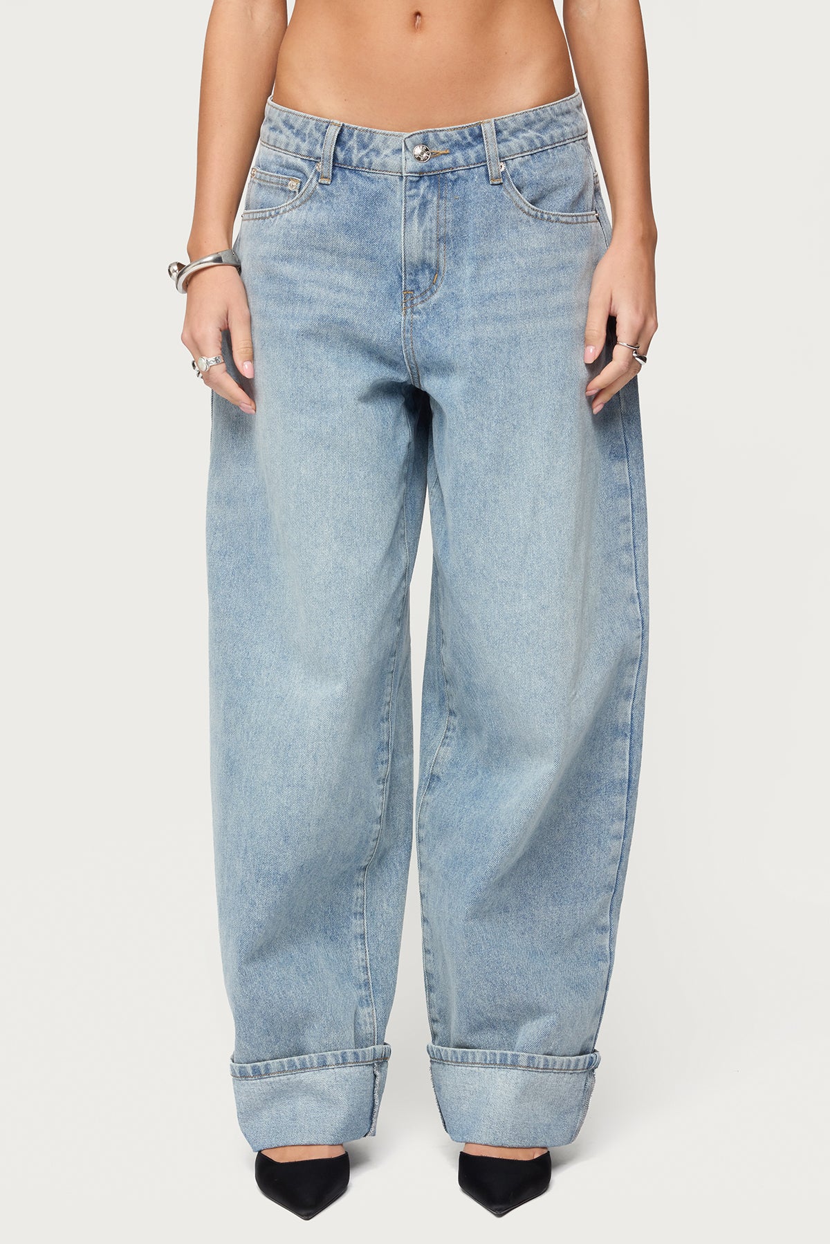 Kella Extra Oversized Low Rise Jeans - Image 2