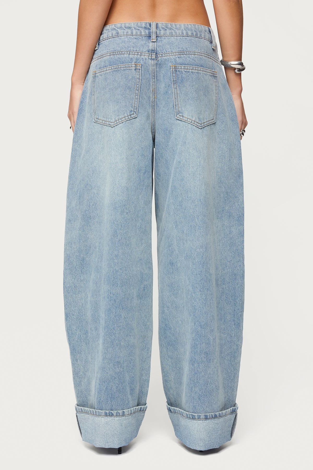 Kella Extra Oversized Low Rise Jeans - Image 5