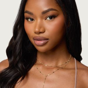 Cascading Disc Chain Necklace Set