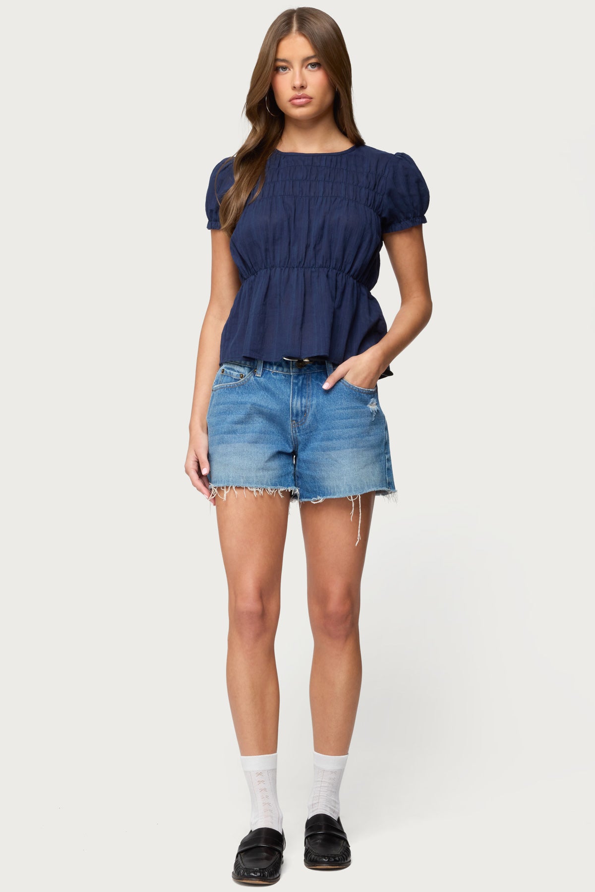 Maricella Gathered Tiered Top - Image 5