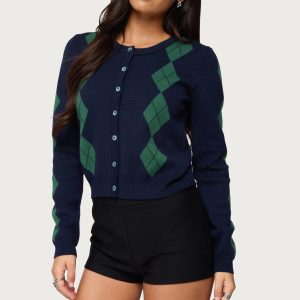 Farren Argyle Cardigan