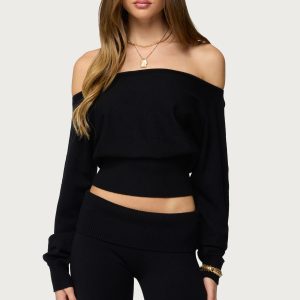 Skyla Off Shoulder Knit Sweater